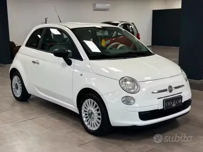 Usata Fiat 500 Pop 69 CV (50 kW) 2009 Bianco Cabrio