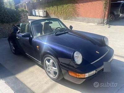 Usata Porsche 964 250 CV (183 kW) 1990 Blu Cabrio
