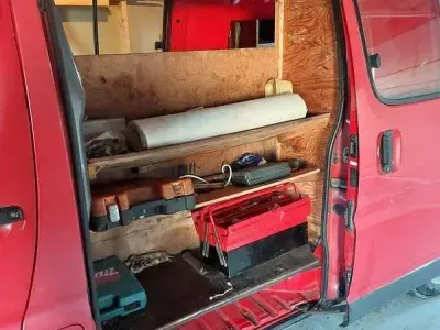 Usata Toyota HiAce 159 CV (116 kW) 2004 Rosso Furgone