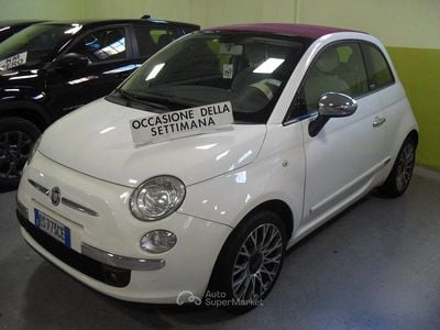 Usata Fiat 500 Lounge 69 CV (50 kW) 2012 Bianco Cabrio