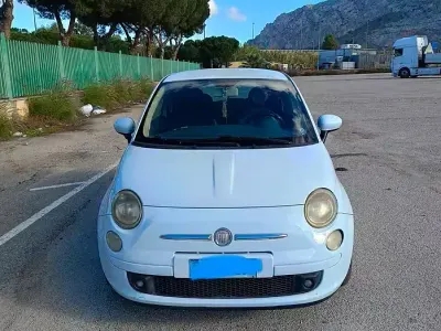 Usata Fiat 500 75 CV (55 kW) 2009 Bianco Cabrio