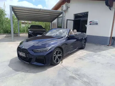 Usata BMW 420 Cabriolet Sport Line 190 CV (139 kW) 2022 Blu/azzurro Cabrio