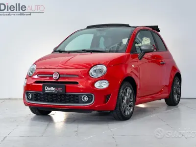 Usata Fiat 500C S 69 CV (50 kW) 2016 Rosso Cabrio