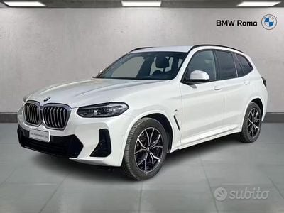 Usata BMW X3 M Sport 190 CV (139 kW) 2022 Mineral white metalic SUV