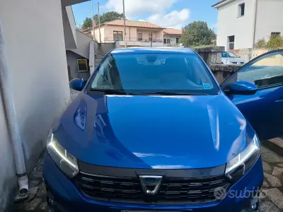 Brugt Dacia Sandero 101 HK (74 kW) 2021 Blå Sedan