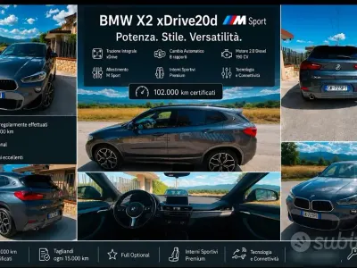 Usata BMW X2 M Sport 190 CV (139 kW) 2018 Grigio SUV