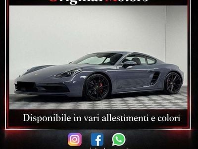 Usata Porsche 718 Cayman 366 CV (269 kW) 2018 Blu grafite metallizzato Coupé