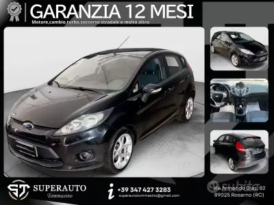 Usata Ford Fiesta Titanium 68 CV (50 kW) 2011 Nero Berlina