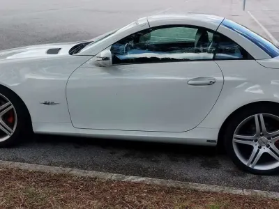 Gebraucht Mercedes SLK200 2LOOK Edition 184 PS (135 kW) 2010 Weiß Cabrio