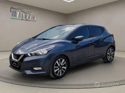 Usata Nissan Micra Acenta 90 CV (66 kW) 2018 Grigio Utilitaria