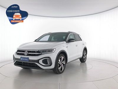 Usata VW T-Roc R-line Plus 116 CV (85 kW) 2025 Pure white nero SUV