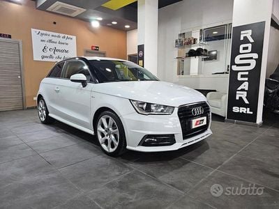 Usata Audi A1 S-Line 90 CV (66 kW) 2016 Bianco Utilitaria