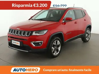 Usata Jeep Compass Limited 170 CV (125 kW) 2017 Rosso SUV