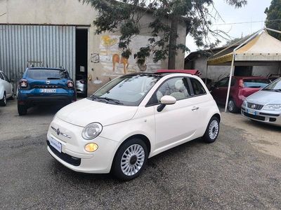 Usata Fiat 500C Lounge 95 CV (69 kW) 2011 Bianco Cabrio