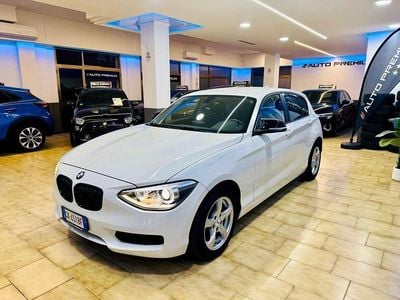 Usata BMW 114 Sport Line 95 CV (69 kW) 2014 Bianco Utilitaria