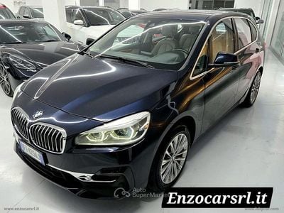 Usata BMW 218 Active Tourer Luxury Line 150 CV (110 kW) 2018 Blu/azzurro Monovolume