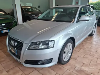 Usata Audi A3 Attraction 105 CV (77 kW) 2009 Grigio Utilitaria