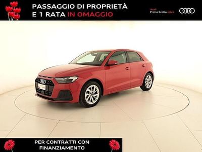 Usata Audi A1 Sportback Admired 95 CV (69 kW) 2024 Rosso progressivo metallizzato Utilitaria