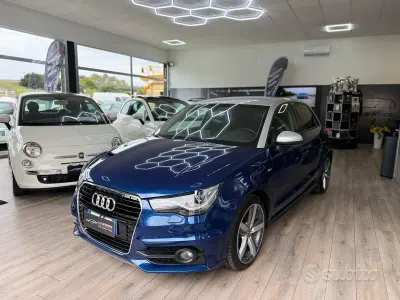 Usata Audi A1 S-Line 90 CV (66 kW) 2013 Blu Utilitaria