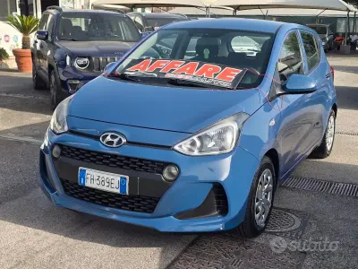 Usata Hyundai i10 Comfort 66 CV (48 kW) 2017 Blu Utilitaria