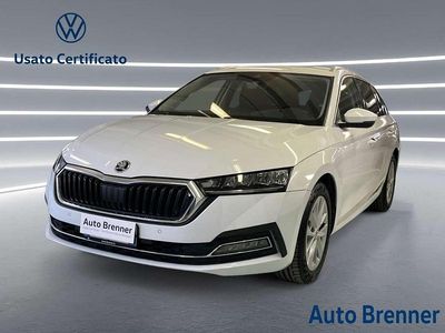Usata Skoda Octavia Style 150 CV (110 kW) 2022 Bianco luna metallizzato Station wagon