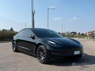 Usata Tesla Model 3 Performance 461 kW (627 CV) 2022 Nero Berlina