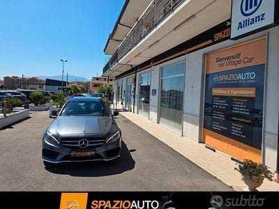 Usata Mercedes C180 AMG 115 CV (84 kW) 2019 Grigio Berlina