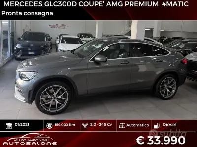 Brugt Mercedes GLC300 Premium 245 HK (180 kW) 2021 Grå SUV