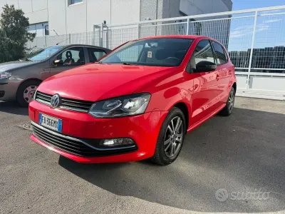 Usata VW Polo 90 CV (66 kW) 2015 Rosso Berlina