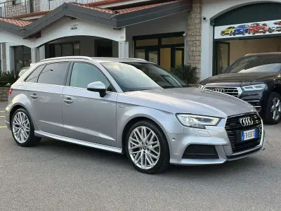 Usata Audi A3 Sport 184 CV (135 kW) 2018 Argento Berlina