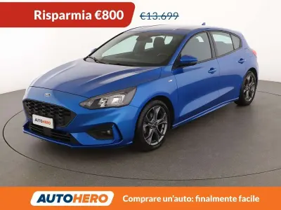 Usata Ford Focus ST-Line 125 CV (91 kW) 2019 Blu Berlina