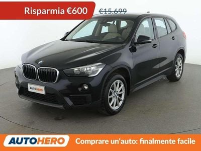 Usata BMW X1 Advantage 136 CV (100 kW) 2016 Nero SUV