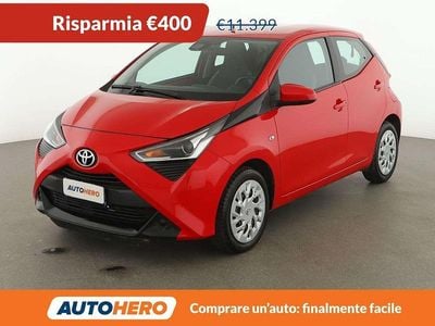 Usata Toyota Aygo Cool 72 CV (52 kW) 2021 Rosso Utilitaria