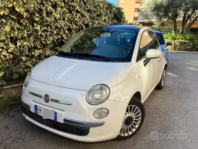 Usata Fiat 500 Lounge 69 CV (50 kW) 2012 Bianco Berlina