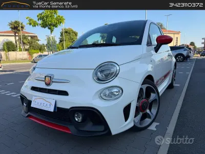 Usata Fiat 500 Abarth 145 CV (106 kW) 2018 Bianco Berlina