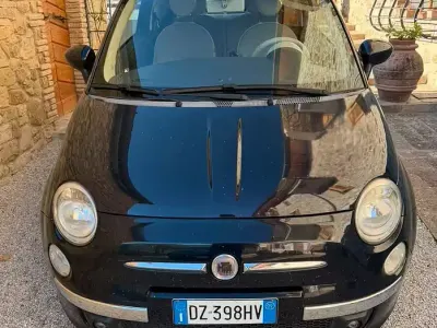 Usata Fiat 500 69 CV (50 kW) 2009 Blu Cabrio