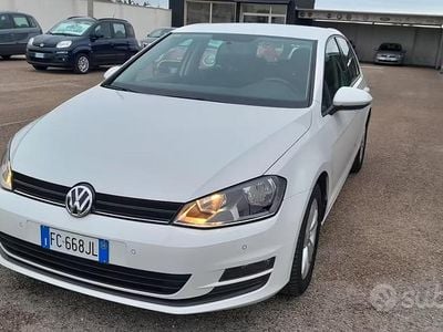 Usata VW Golf VII Trendline 90 CV (66 kW) 2016 Bianco Berlina