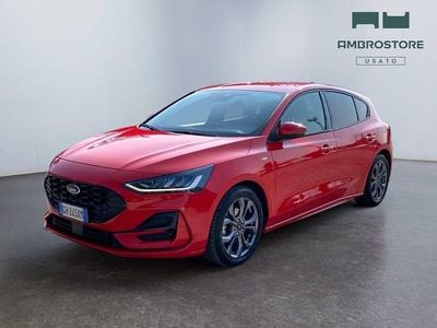 Usata Ford Focus ST-Line X 125 CV (91 kW) 2022 Race red Berlina