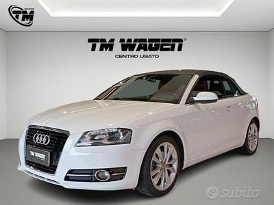 Usata Audi A3 Cabriolet Ambition 160 CV (117 kW) 2013 Bianco Cabrio