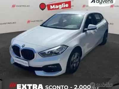 Usata BMW 116 Advantage 116 CV (85 kW) 2021 Bianco Utilitaria