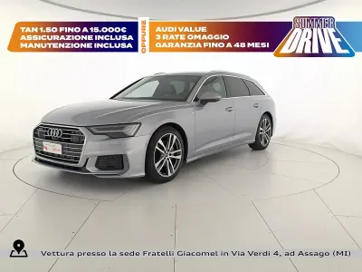 Usata Audi A6 Business 204 CV (150 kW) 2022 Argento fioretto metallizzato Station wagon