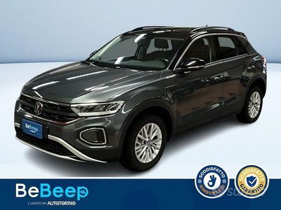 Usata VW T-Roc Style 110 CV (80 kW) 2022 Grigio metallizzato SUV