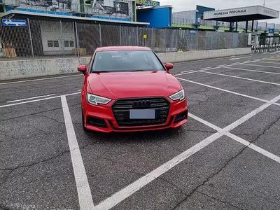Usata Audi A3 Ambiente 150 CV (110 kW) 2017 Rosso Berlina
