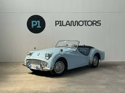 Usata Triumph TR3 90 CV (66 kW) 1959 Blu/azzurro Cabrio