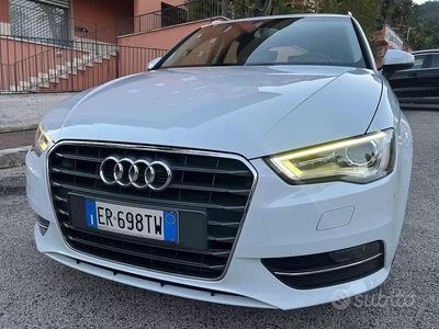Usata Audi A3 Ambition 104 CV (76 kW) 2014 Bianco Berlina