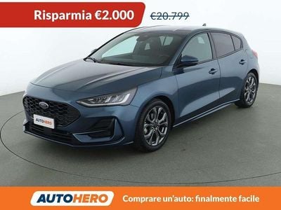 Usata Ford Focus ST-Line 125 CV (91 kW) 2023 Blu/azzurro Berlina