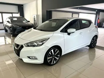 Usata Nissan Micra Tekna 90 CV (66 kW) 2018 Bianco Utilitaria