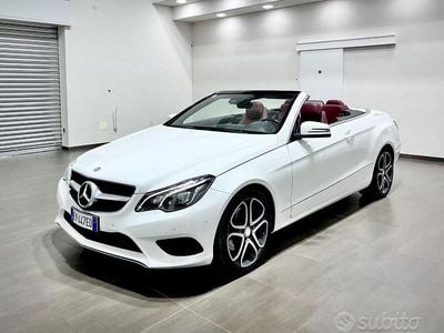 Usata Mercedes E220 170 CV (125 kW) 2014 Bianco Cabrio