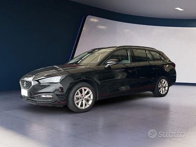 Usata Seat Leon Style 116 CV (85 kW) 2023 Blu Station wagon