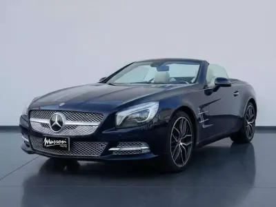 Usata Mercedes SL500 435 CV (319 kW) 2012 Blu scuro met. Cabrio